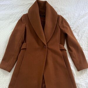 Trina by Trina Turk Shawl Collar Coat